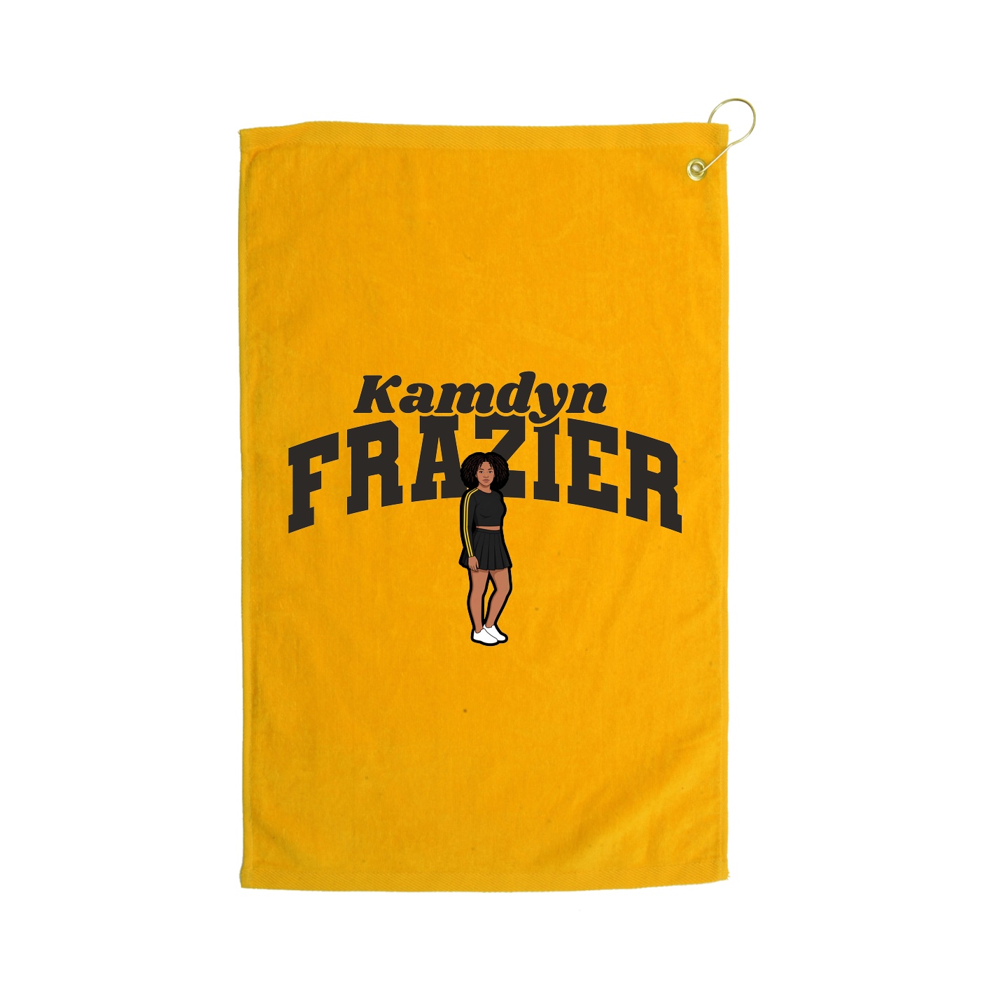 Golf Towel — Signature Arch in Gold