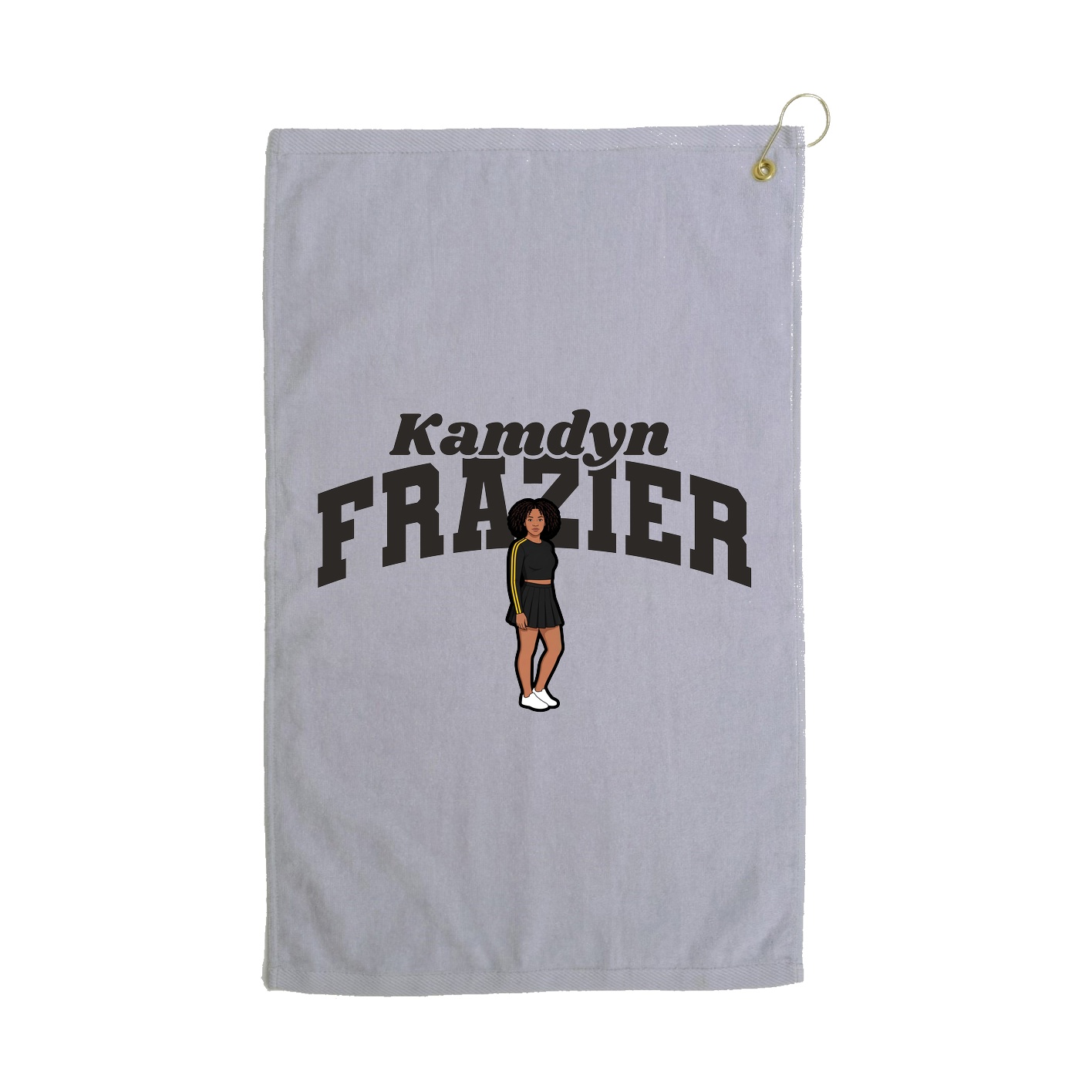 Golf Towel — Signature Arch in Grey