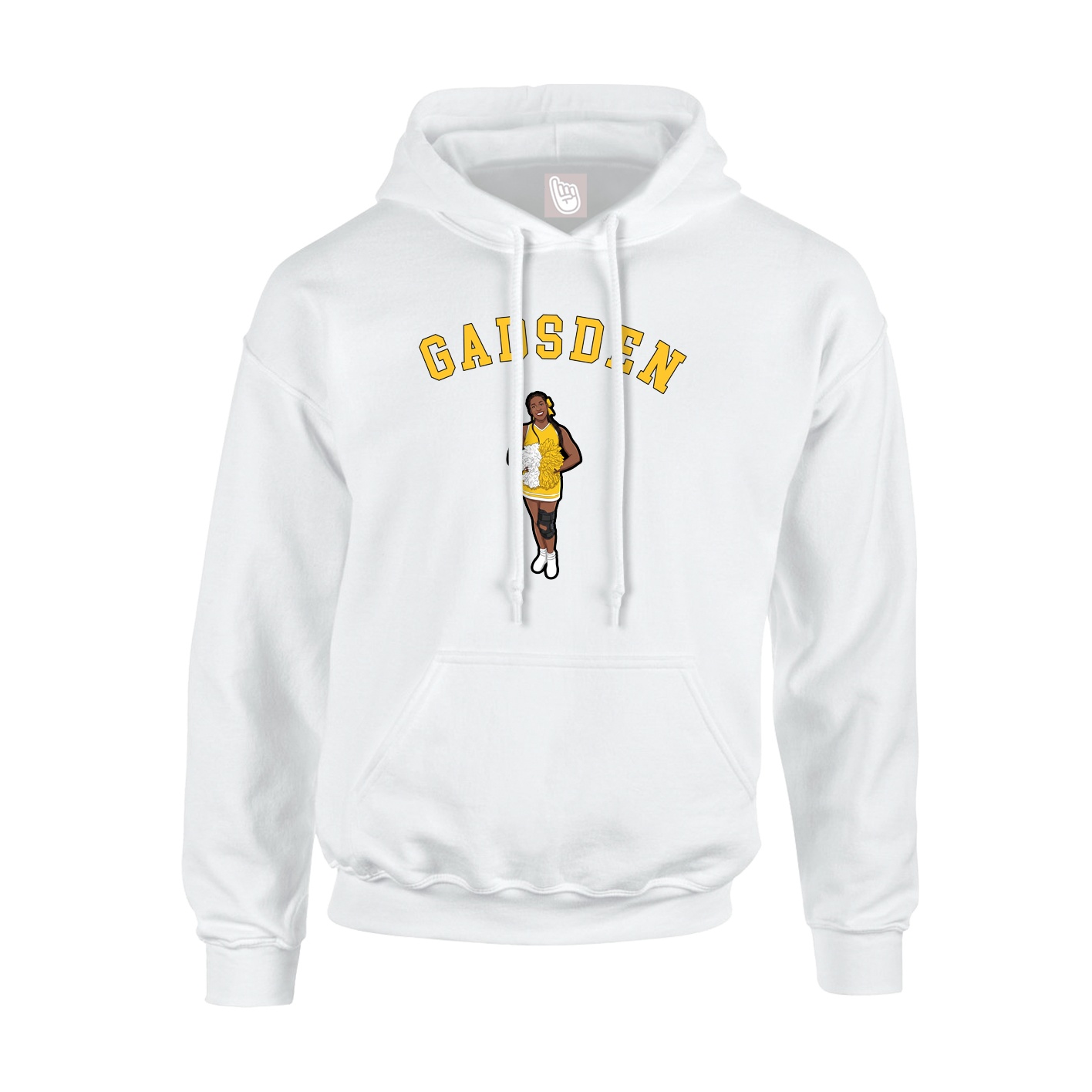 Hoodie — Shirsey Arch in White
