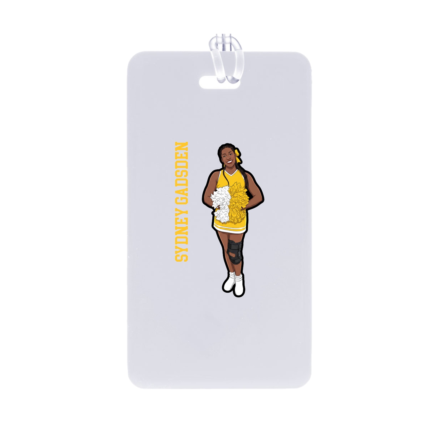 Bag Tag — Name Vertical in Classic
