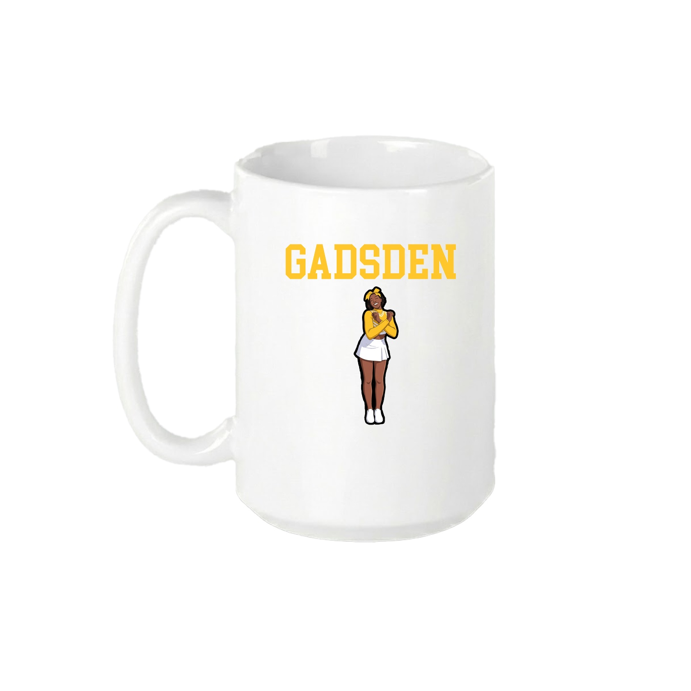 15oz Coffee Mug — Shirsey in White