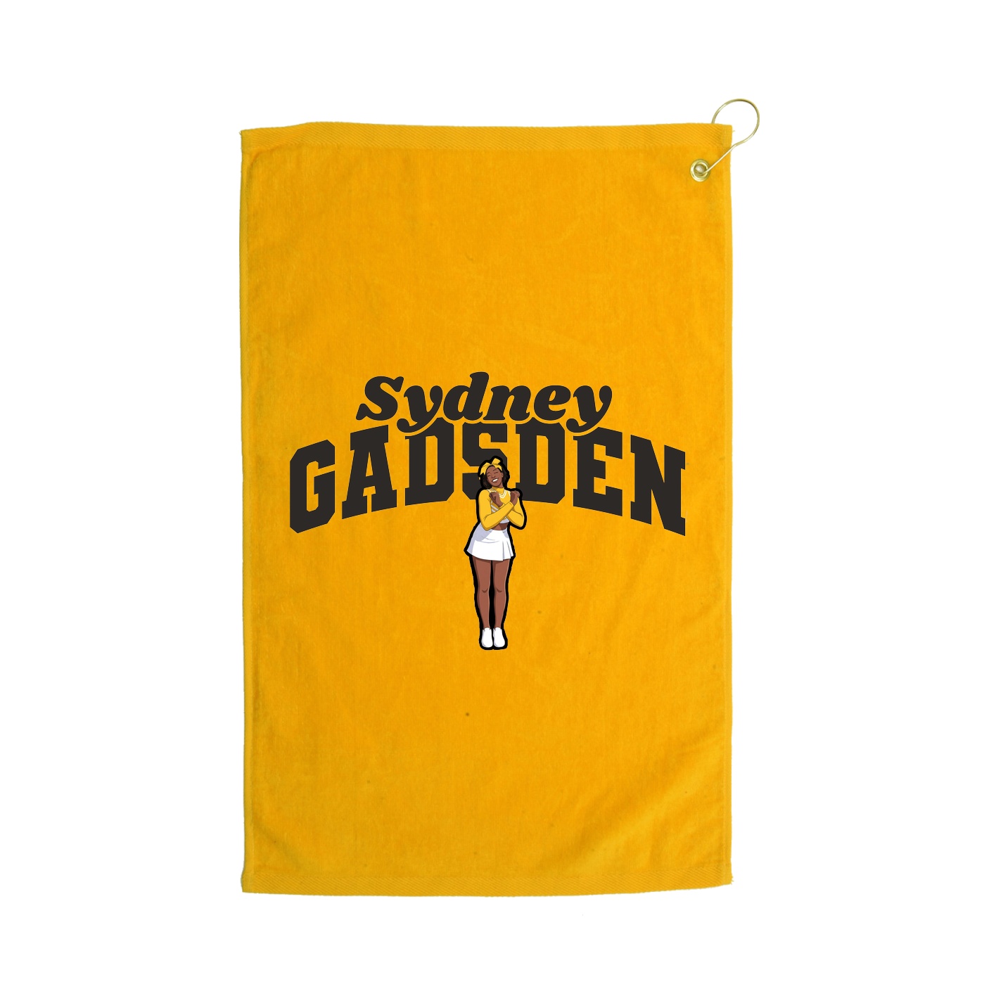 Golf Towel — Signature Arch in Gold