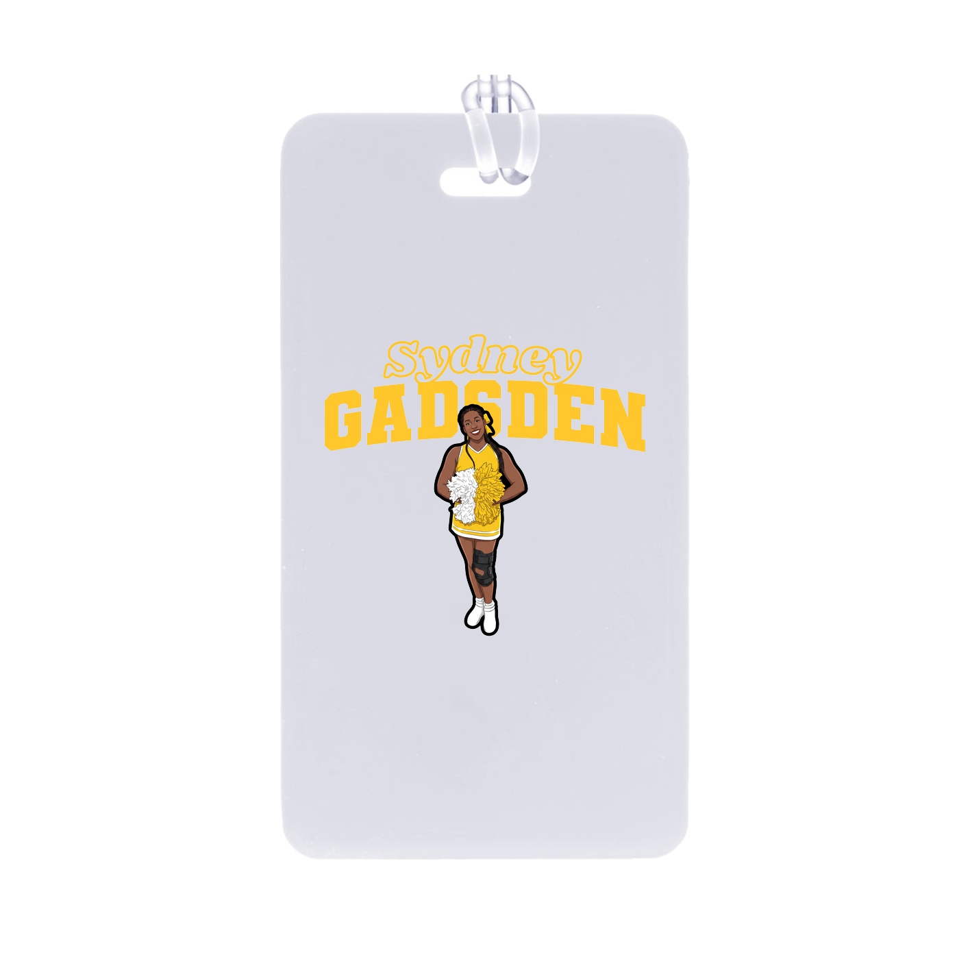 Bag Tag — Name Arch in Classic