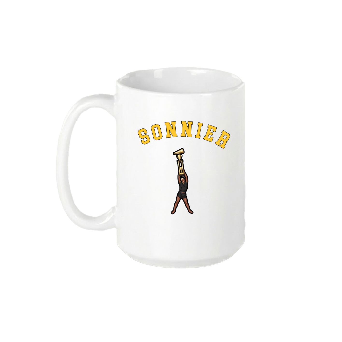 15oz Coffee Mug — Shirsey Arch in White