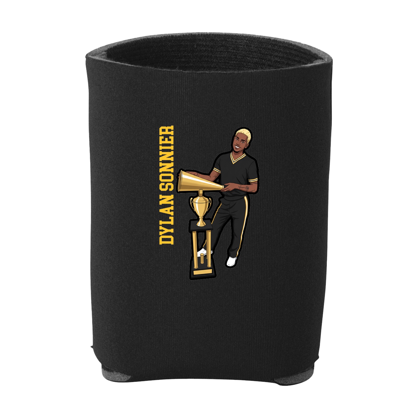 Can Holder — Name Vertical in Black