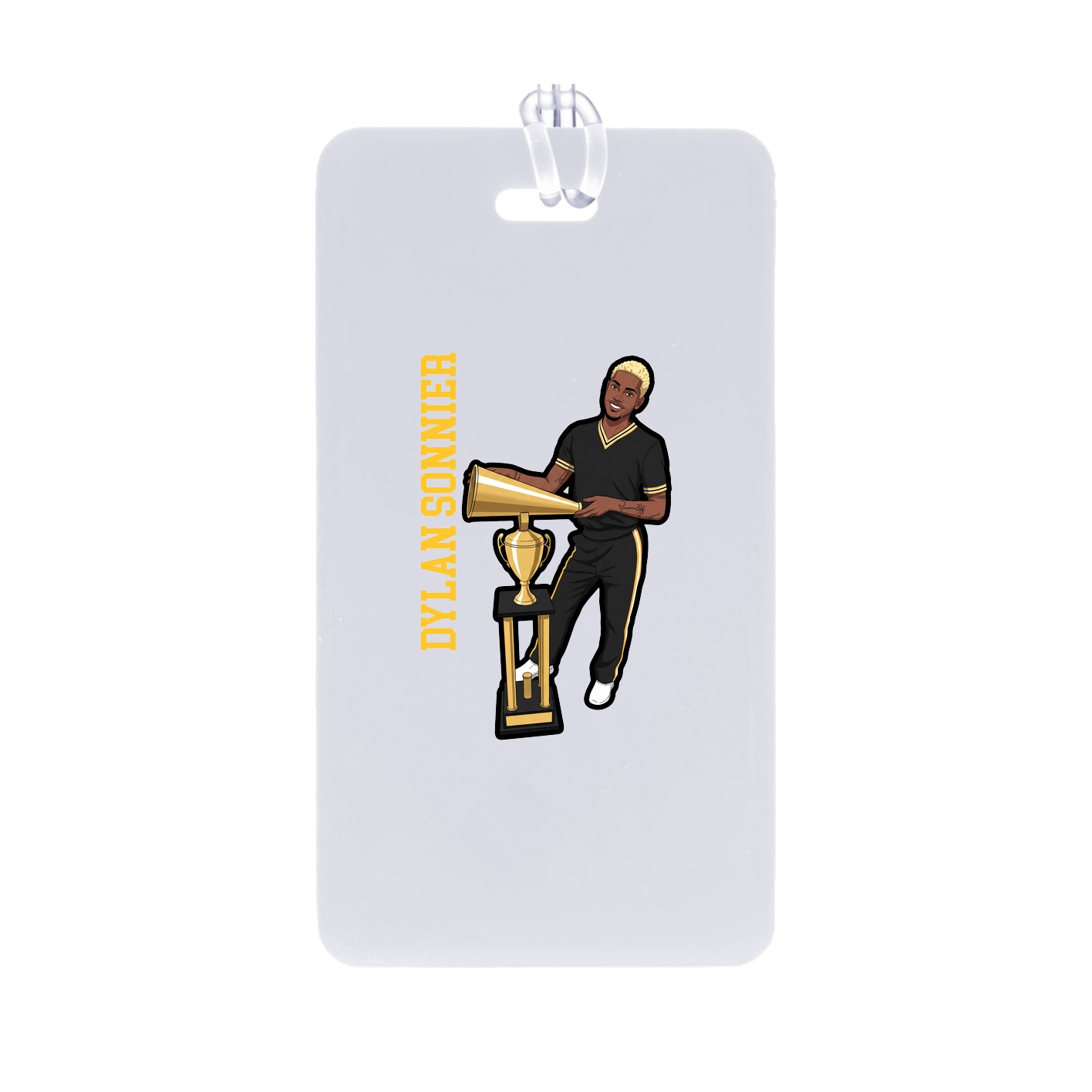Bag Tag — Name Vertical in Classic
