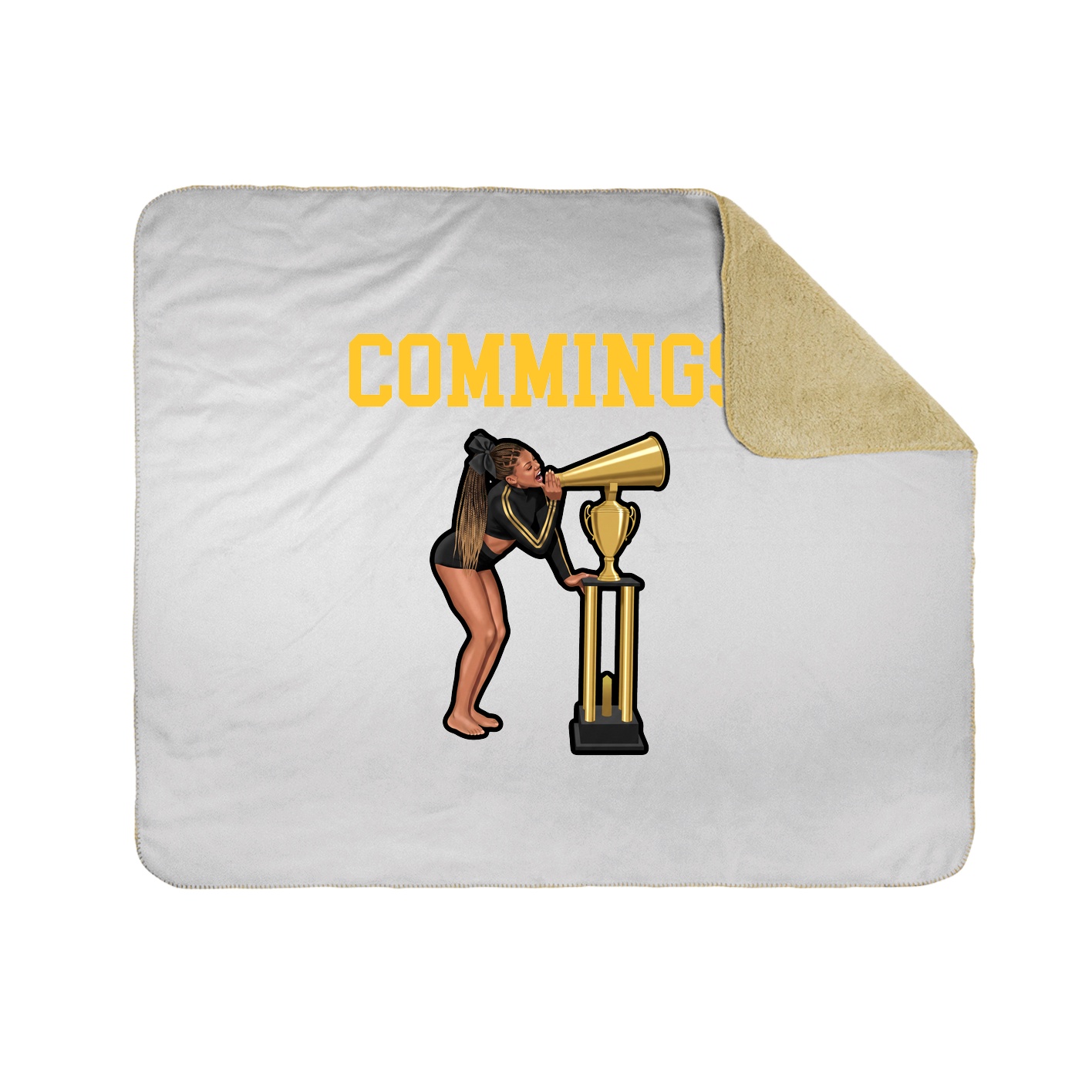 Throw Blanket — Shirsey in White