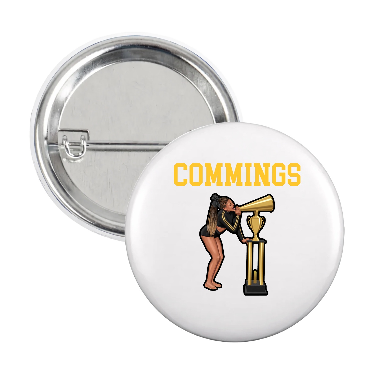 Game Day Button — Shirsey in White