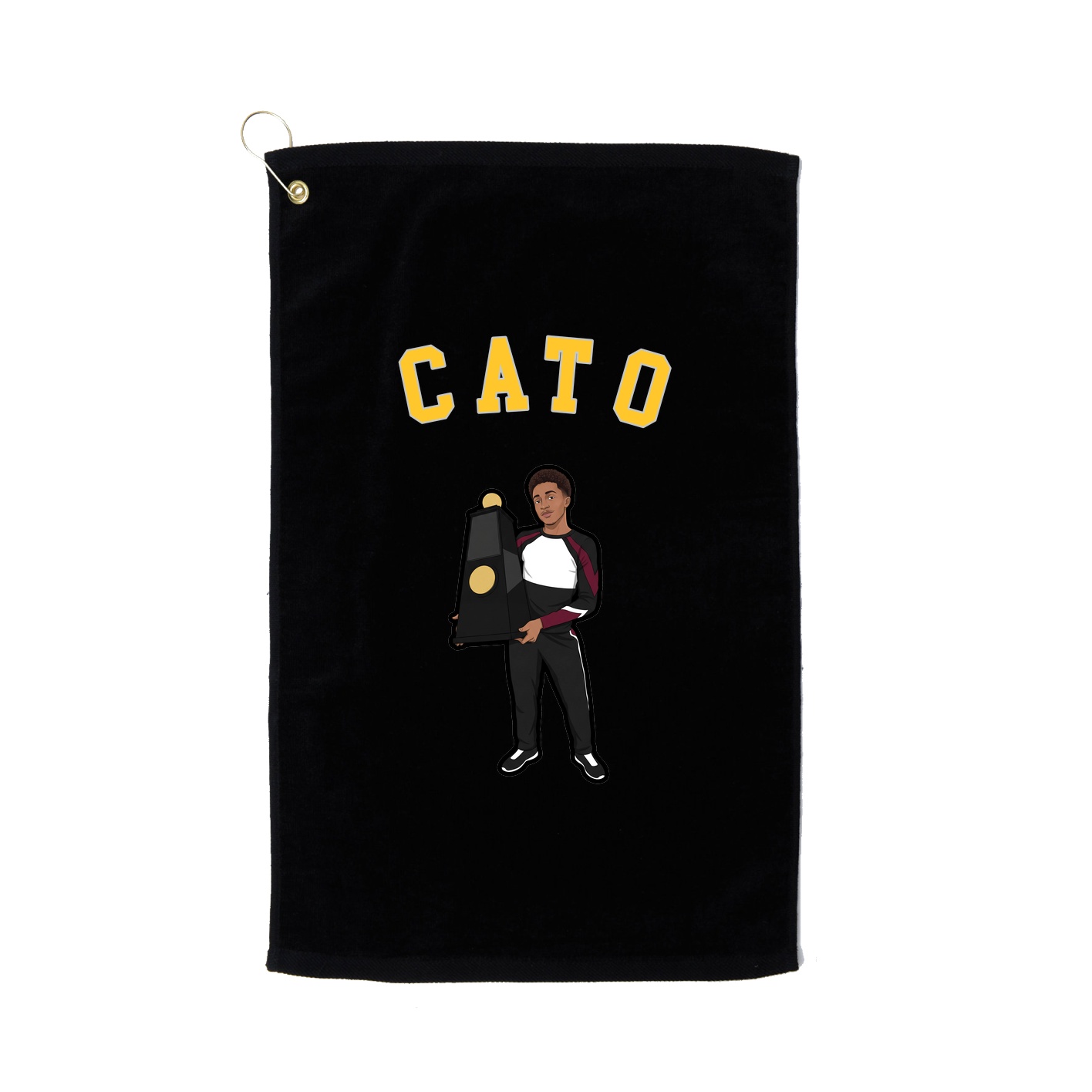 Golf Towel — Shirsey Arch in Black