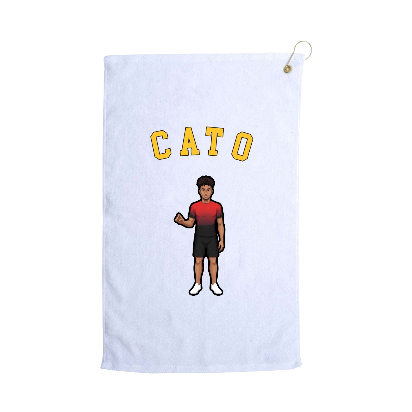 Golf Towel — Shirsey Arch in White