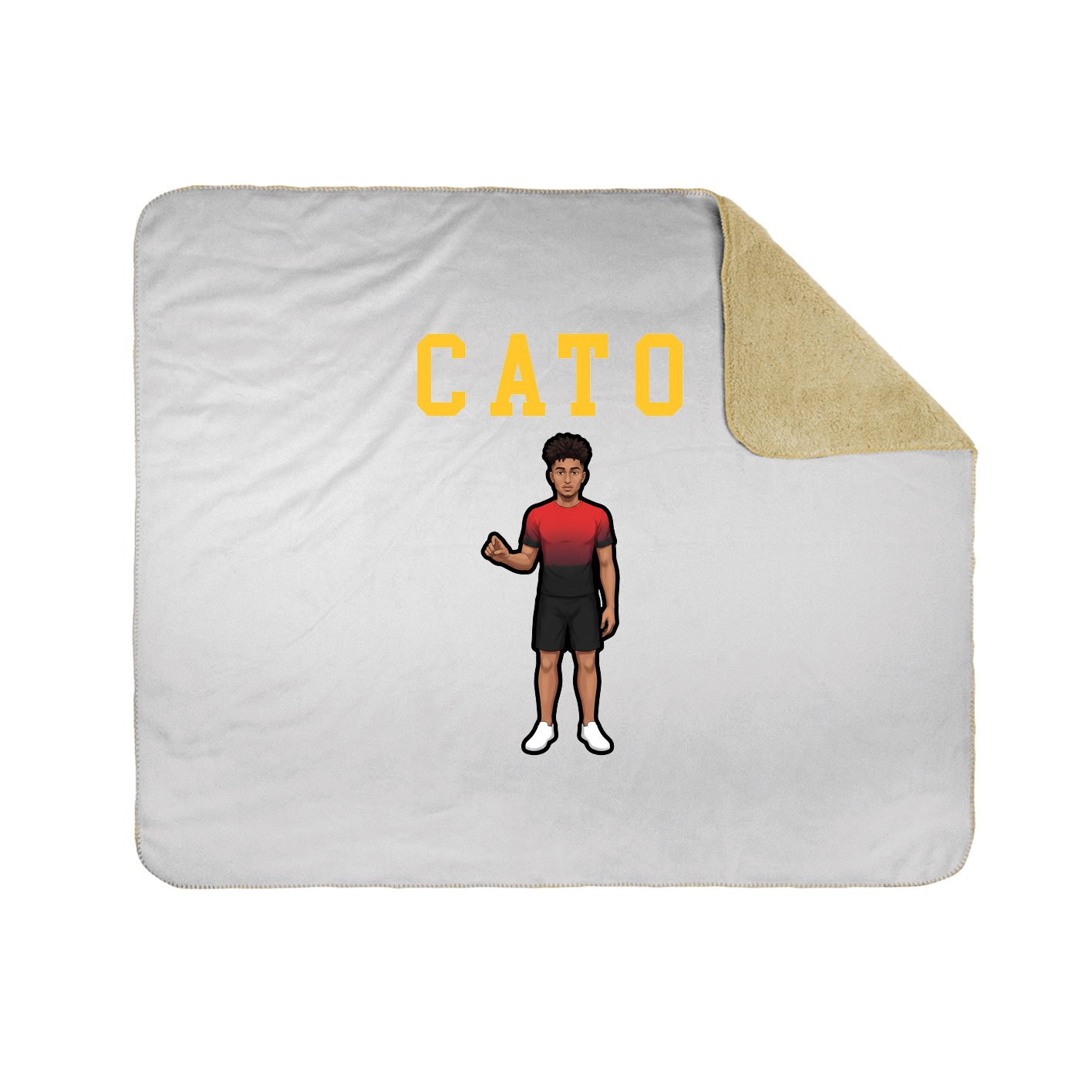 Throw Blanket — Shirsey in White