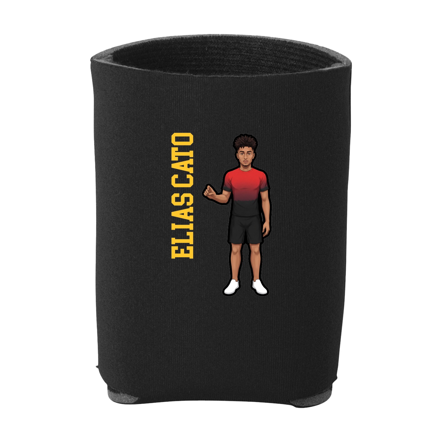 Can Holder — Name Vertical in Black