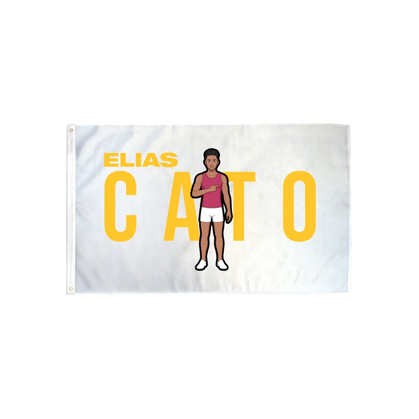 3x5 Flag — Player Name in Classic