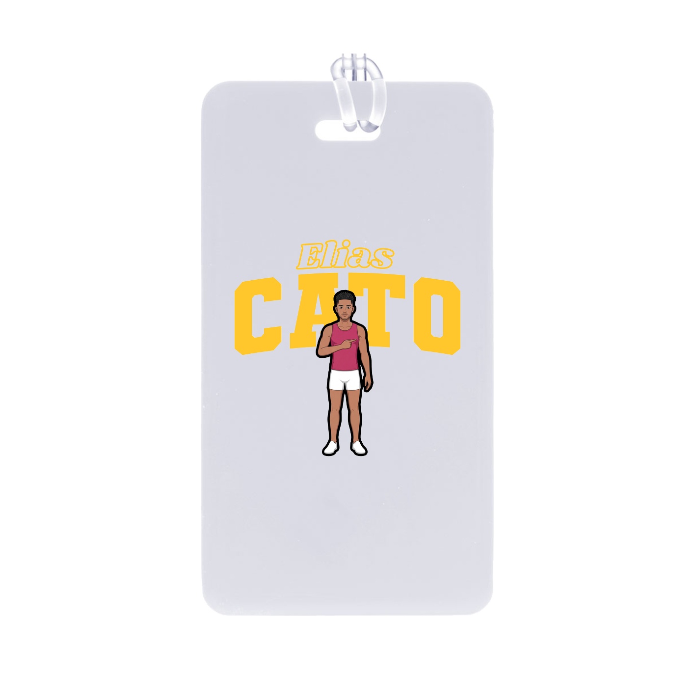 Bag Tag — Name Arch in Classic