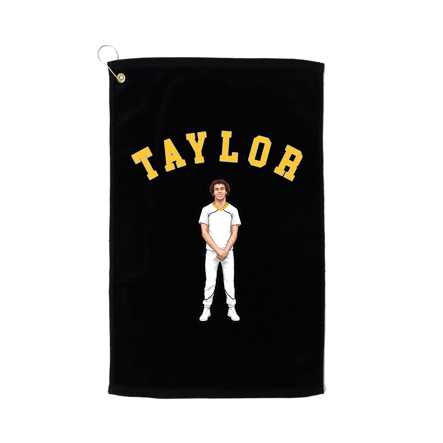Golf Towel — Shirsey Arch in Black