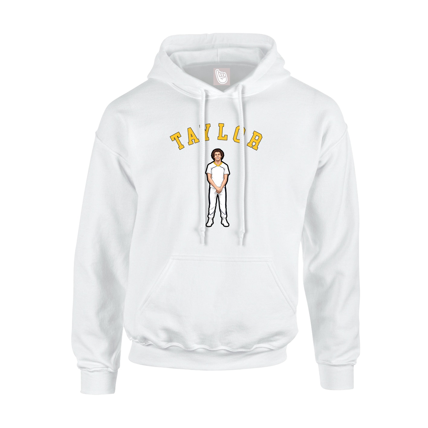 Hoodie — Shirsey Arch in White
