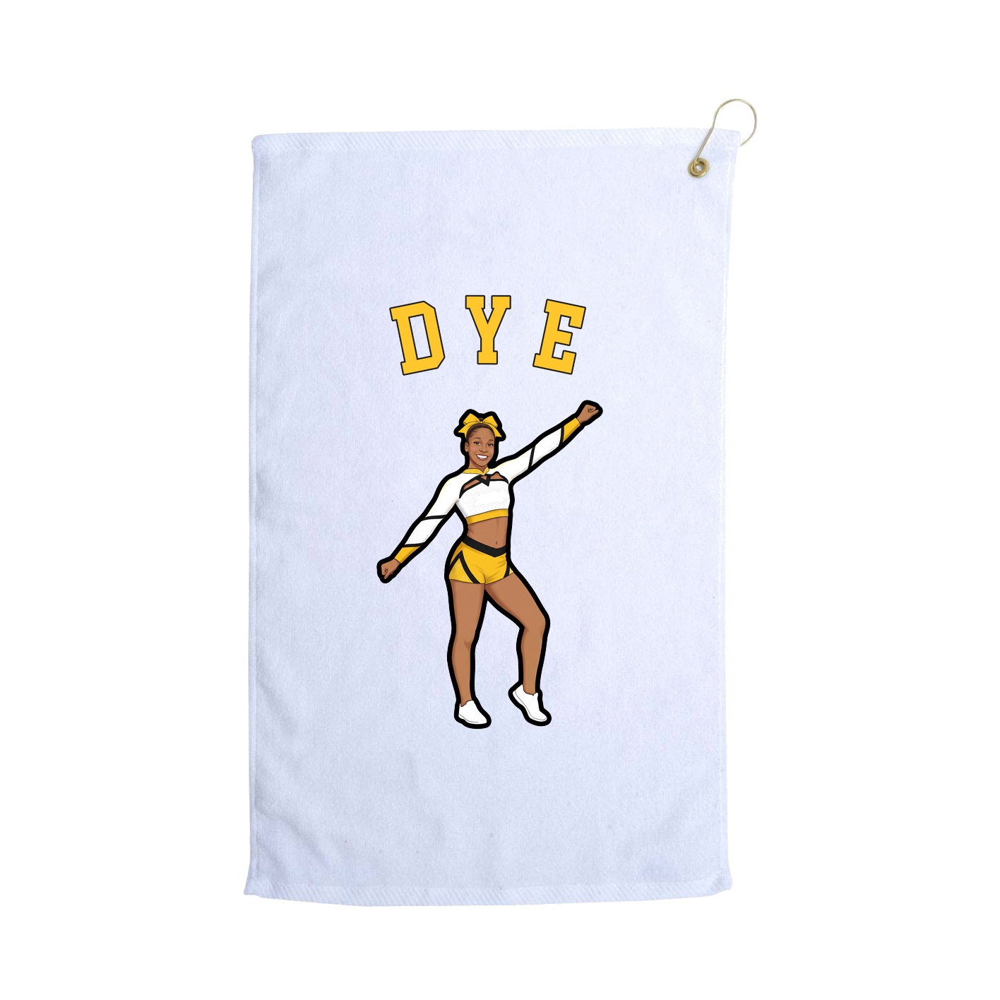 Golf Towel — Classic in White