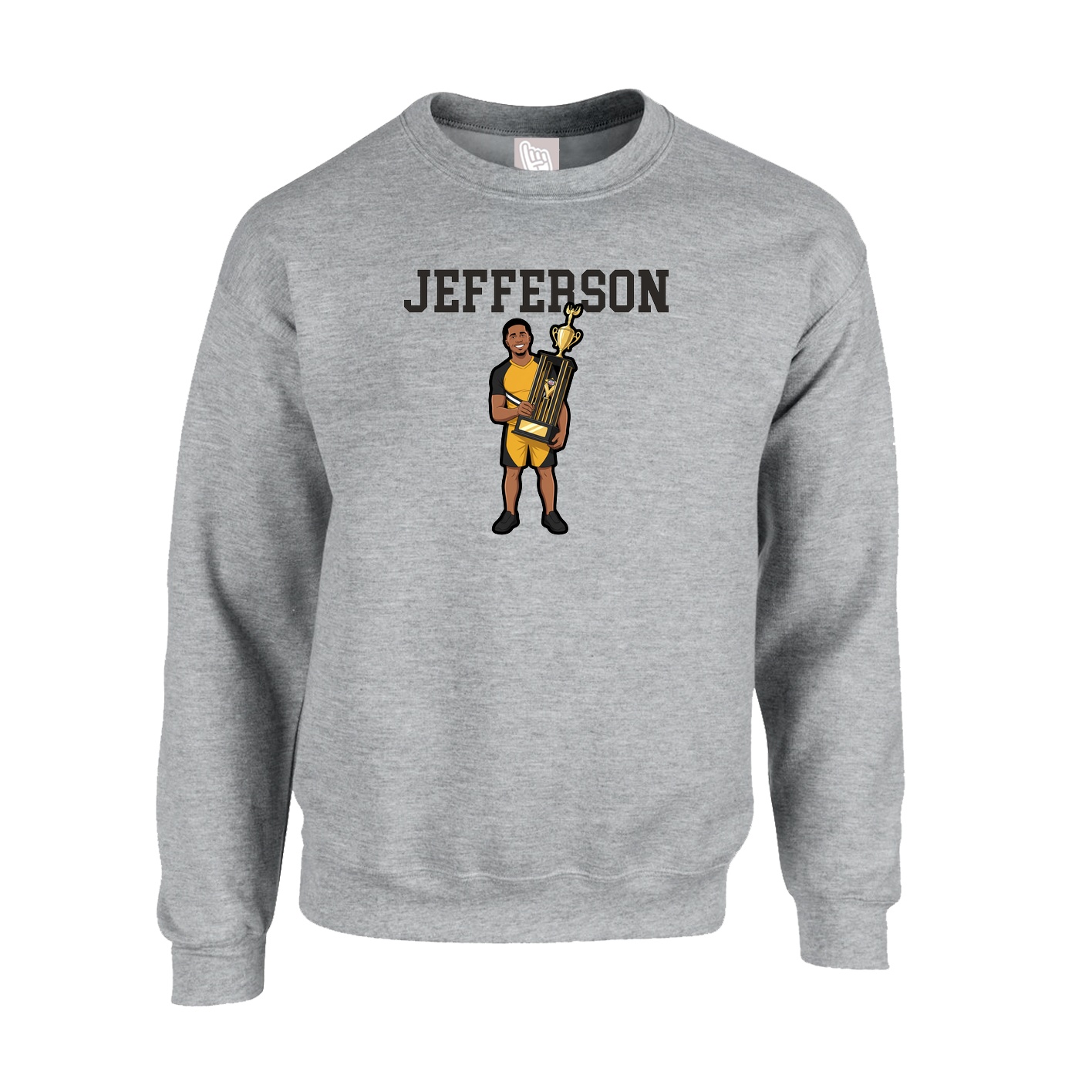 Fleece Crew — Shirsey in Grey