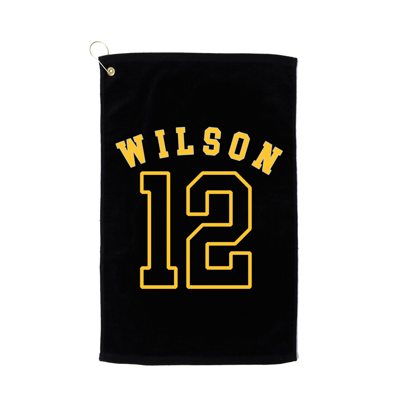 Golf Towel — Shirsey Arch in Black