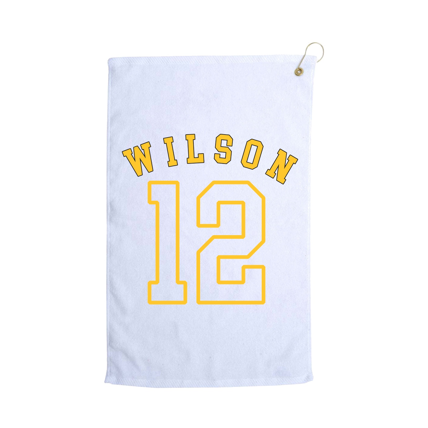 Golf Towel — Shirsey Arch in White