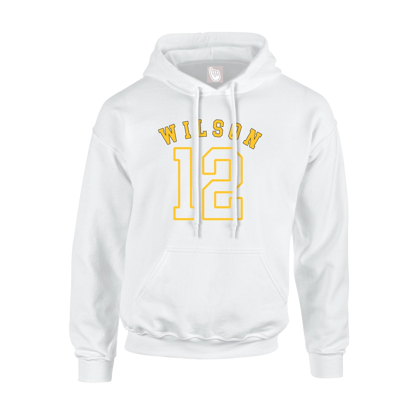 Hoodie — Shirsey Arch in White