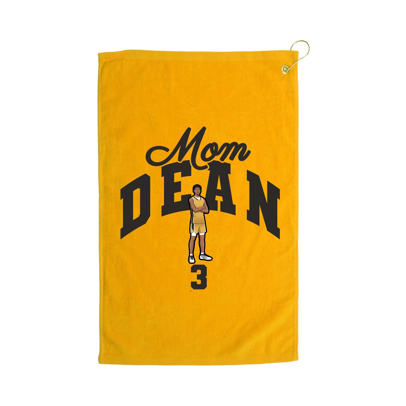Golf Towel — Mothers Day Arch in Gold