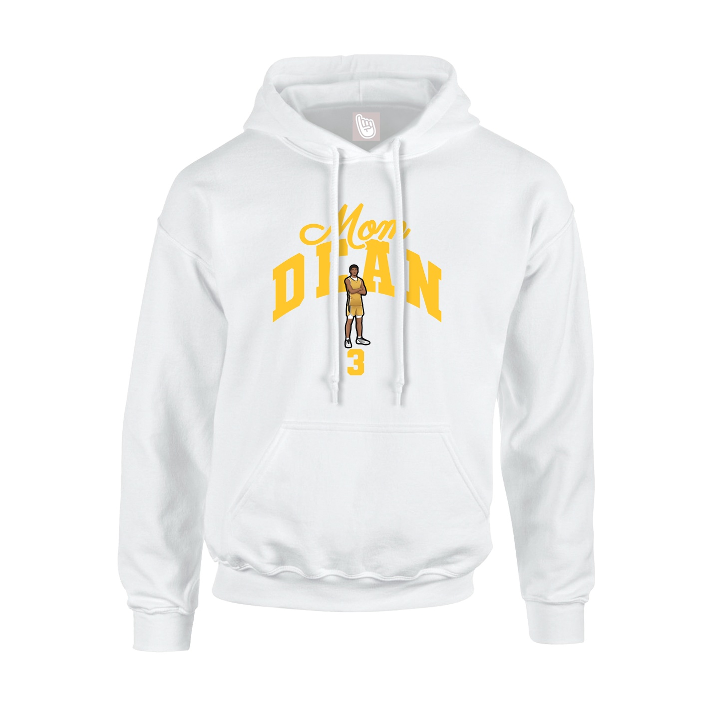 Youth Hoodie — Mothers Day Arch in White