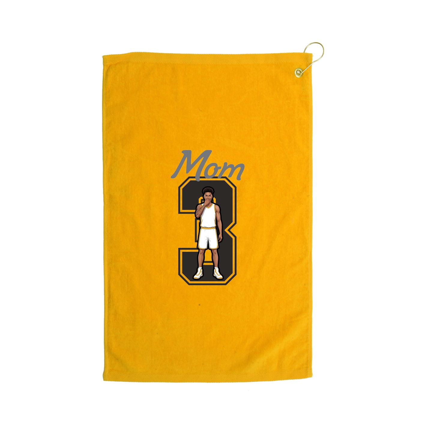 Golf Towel — Mothers Day Shirsey in Gold