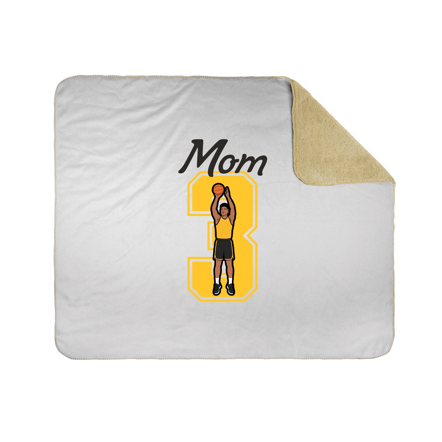 Throw Blanket — Mothers Day Shirsey in White