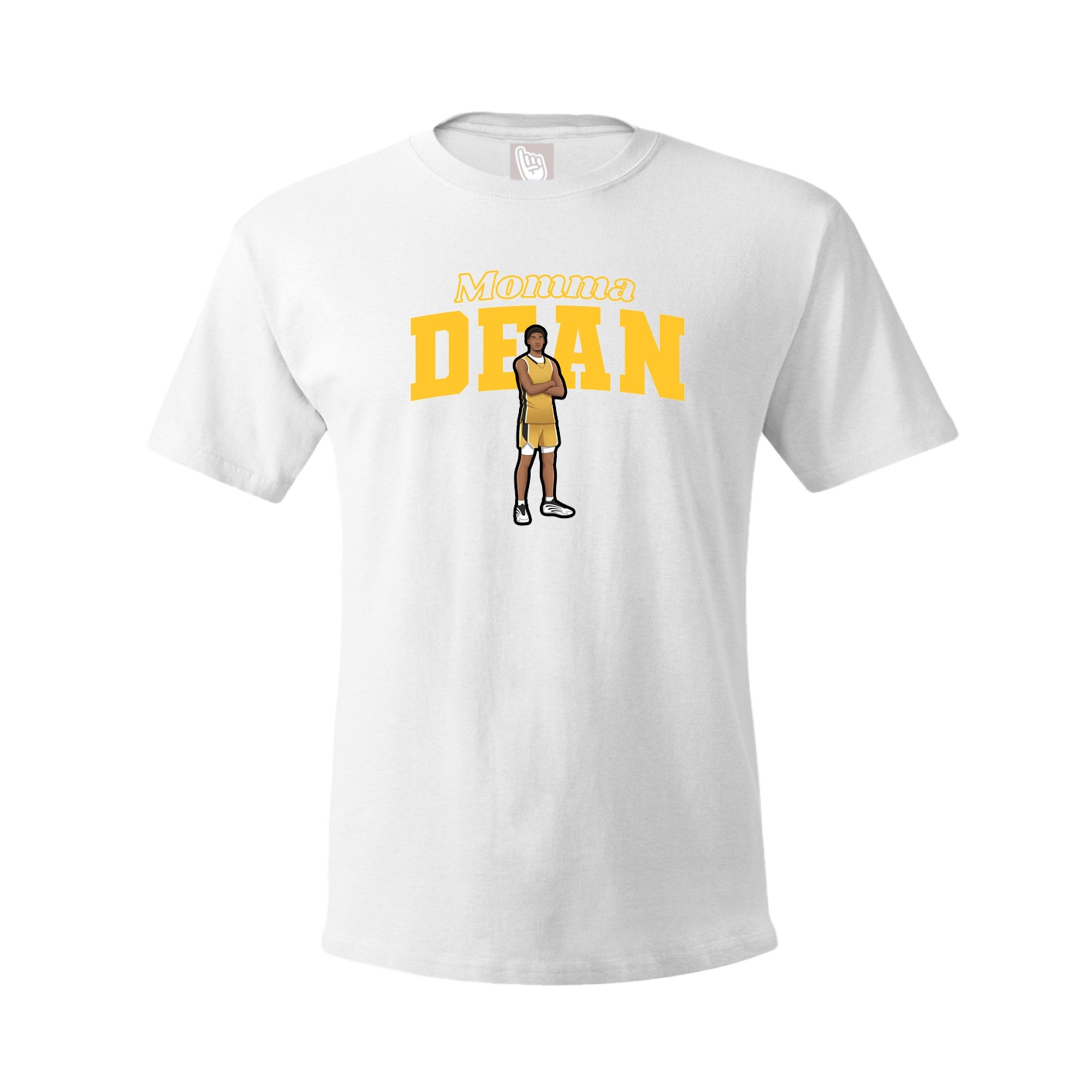Youth Tee — Mothers Day Block in White