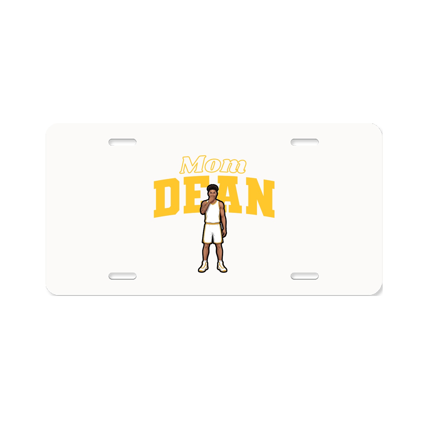 License Plate — Mothers Day Block in Classic