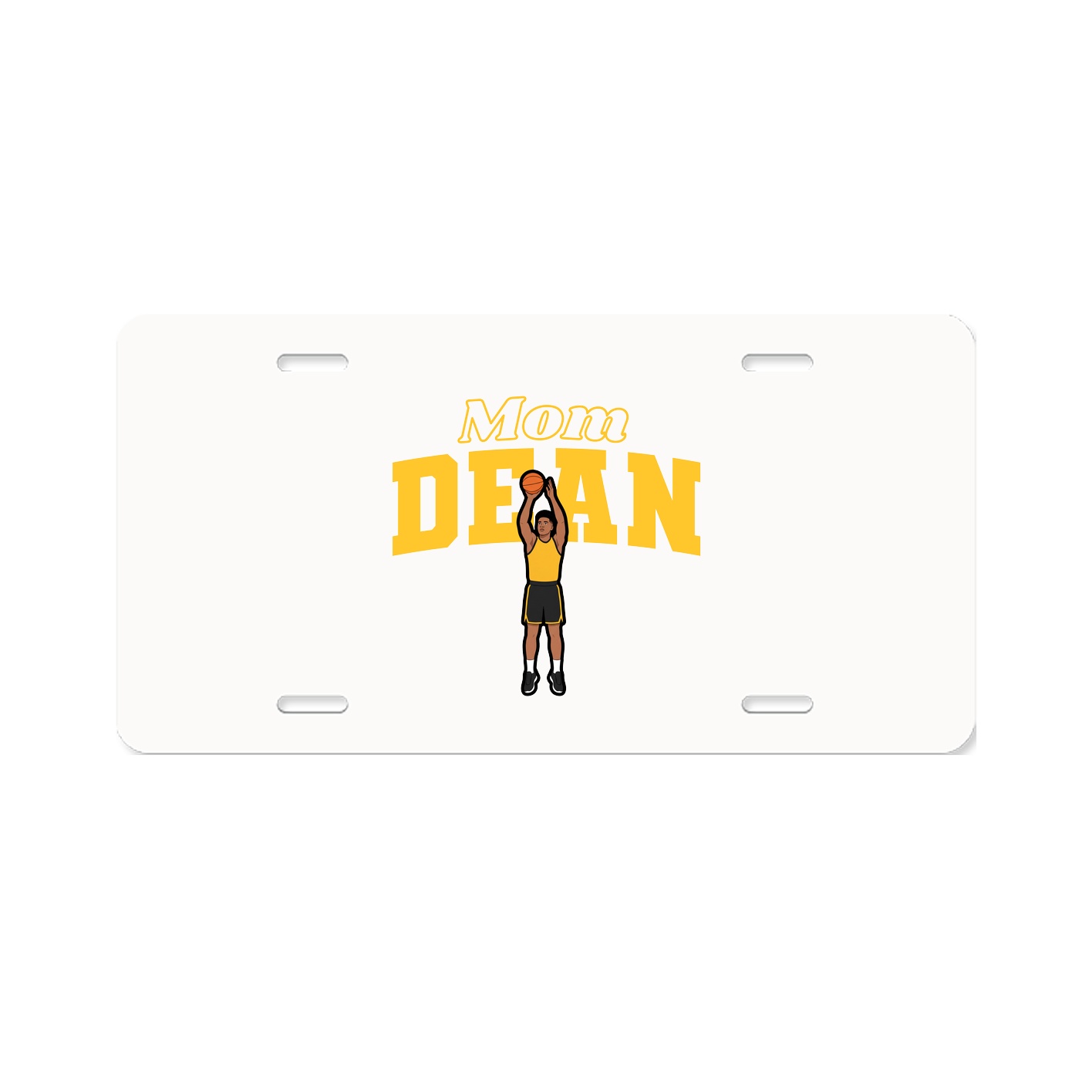 License Plate — Mothers Day Block in Classic
