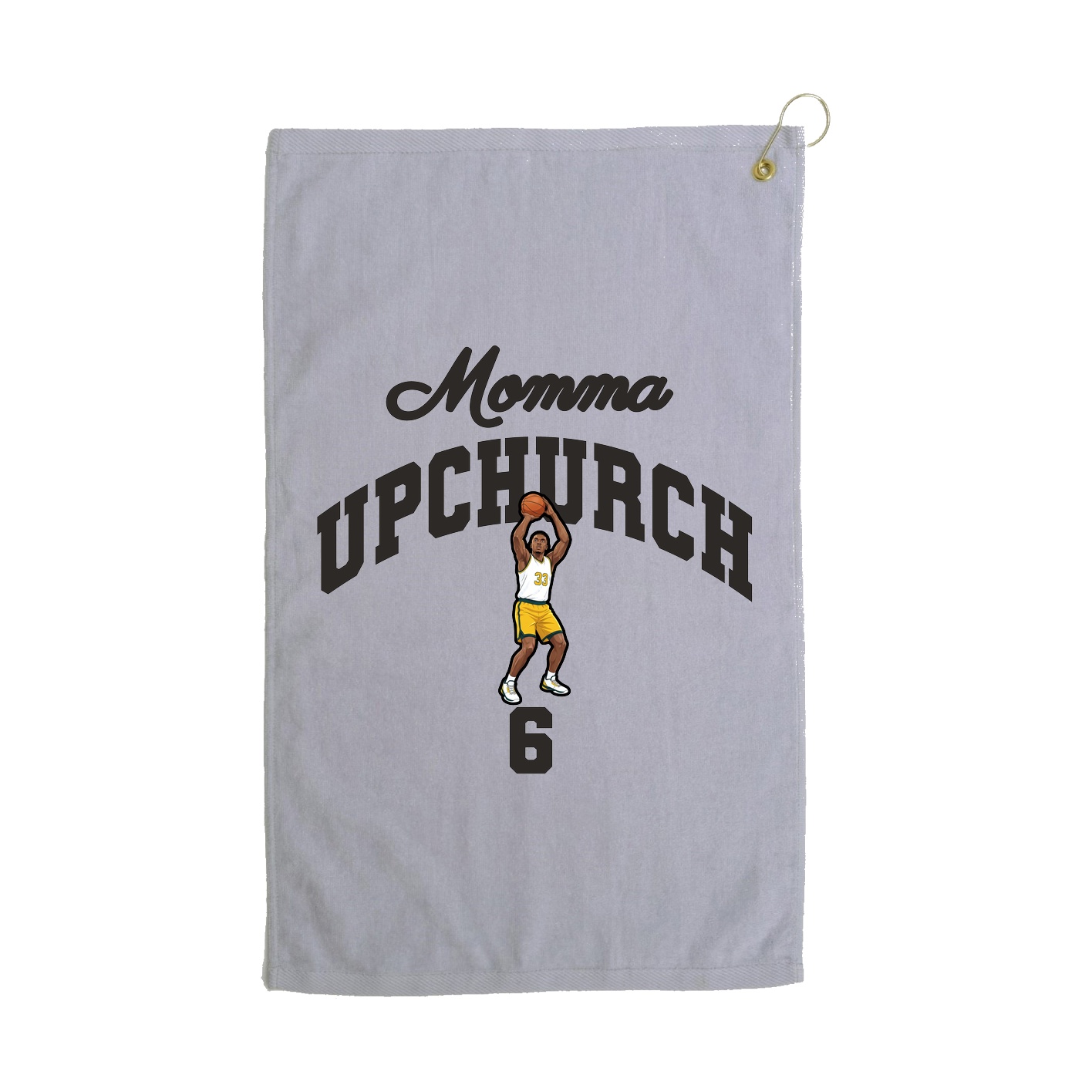 Golf Towel — Mothers Day Arch in Grey