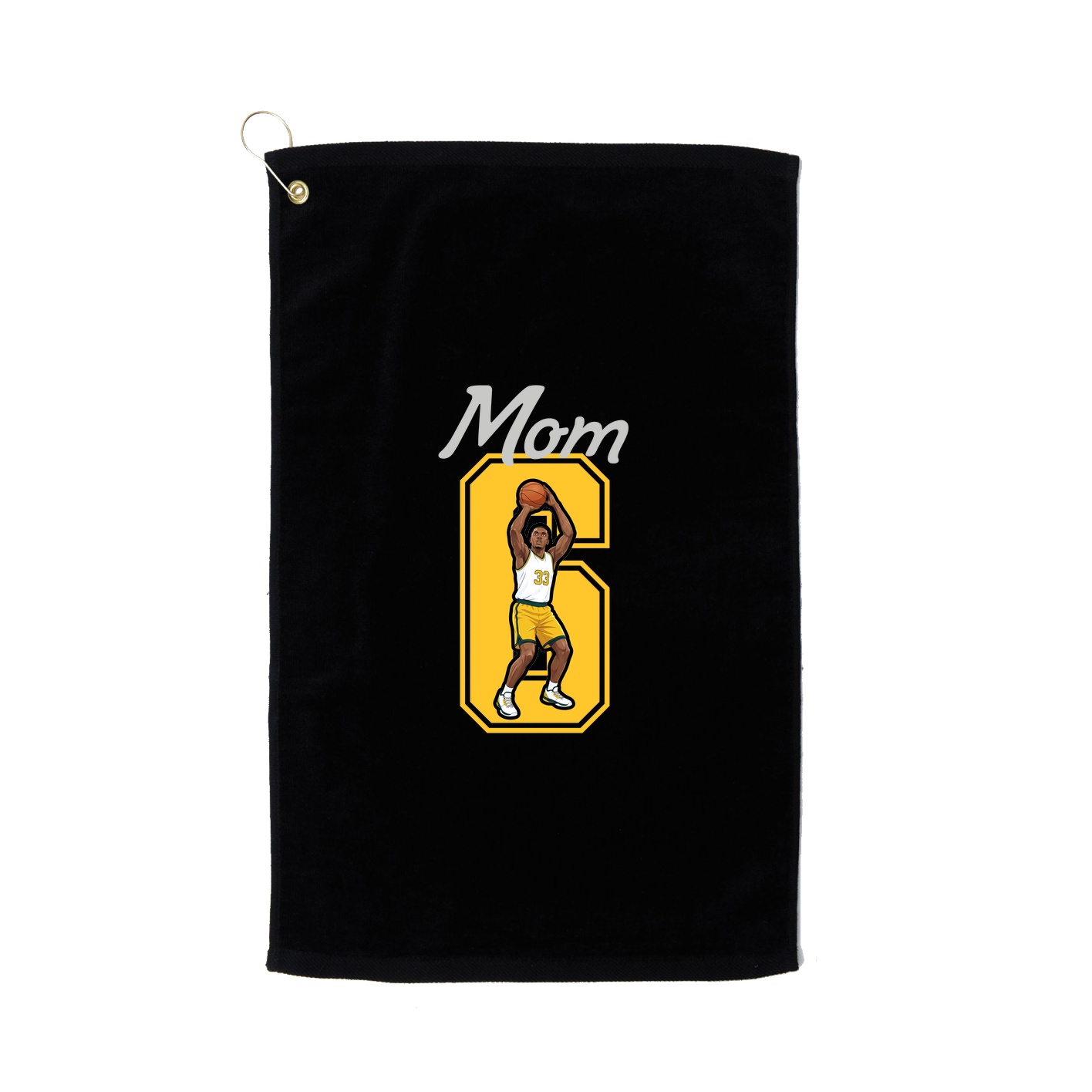 Golf Towel — Mothers Day Shirsey in Black