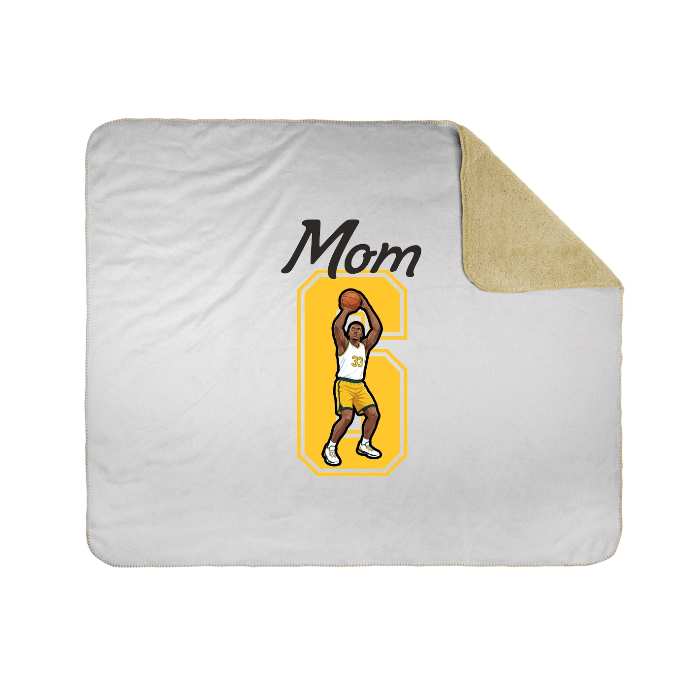 Throw Blanket — Mothers Day Shirsey in White