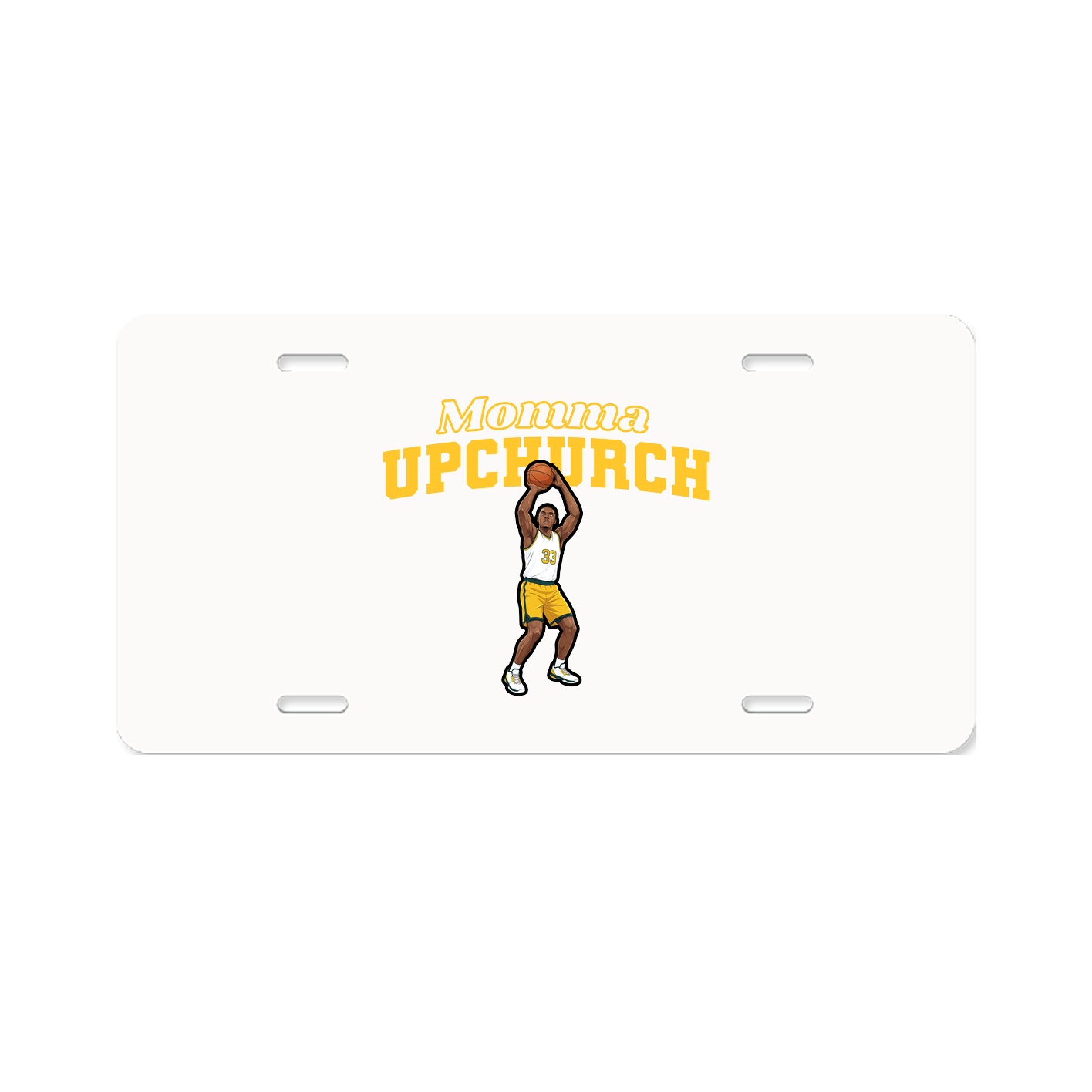 License Plate — Mothers Day Block in Classic