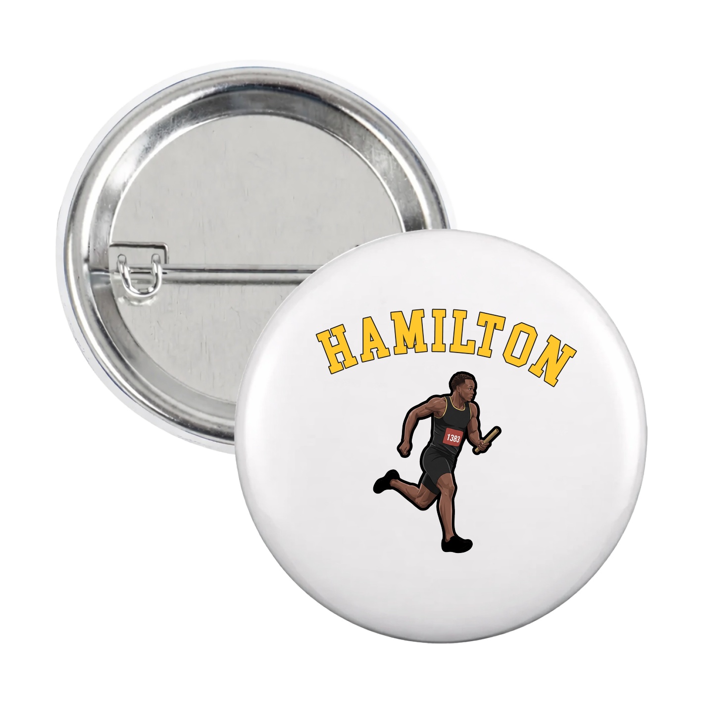 Game Day Button — Shirsey Arch in White