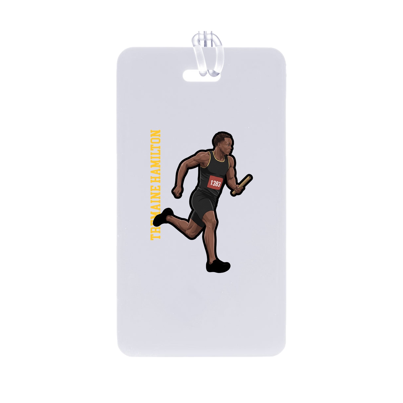 Bag Tag — Name Vertical in Classic