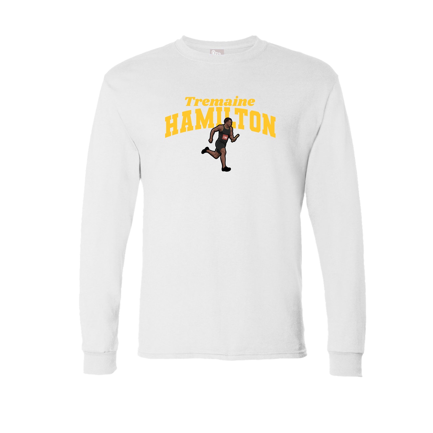 Long Sleeve Tee — Signature Arch in White