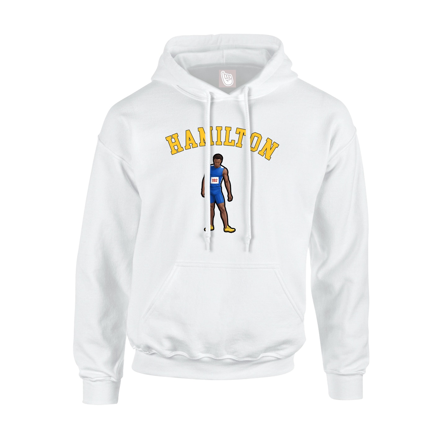 Hoodie — Shirsey Arch in White