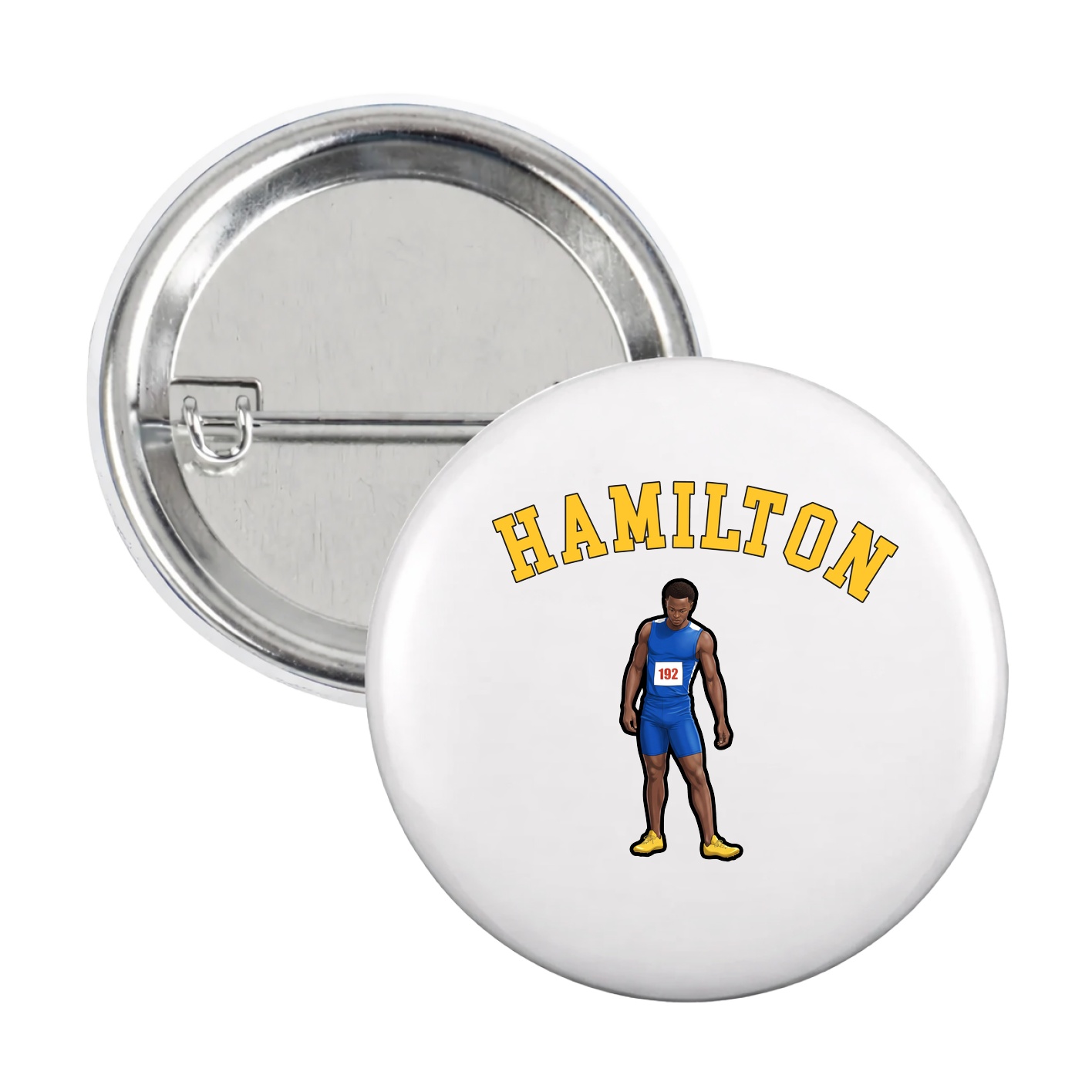 Game Day Button — Shirsey Arch in White