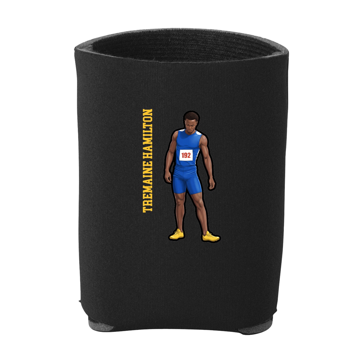 Can Holder — Name Vertical in Black