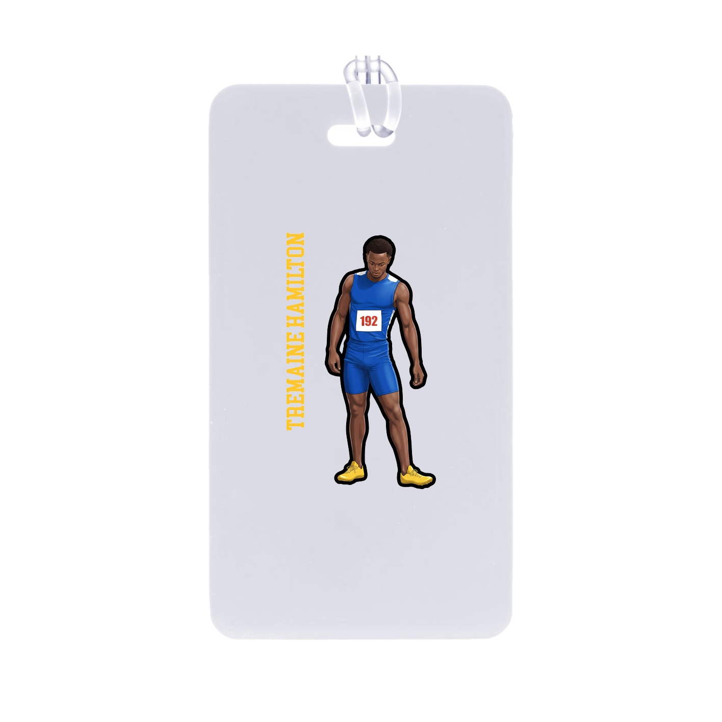 Bag Tag — Name Vertical in Classic
