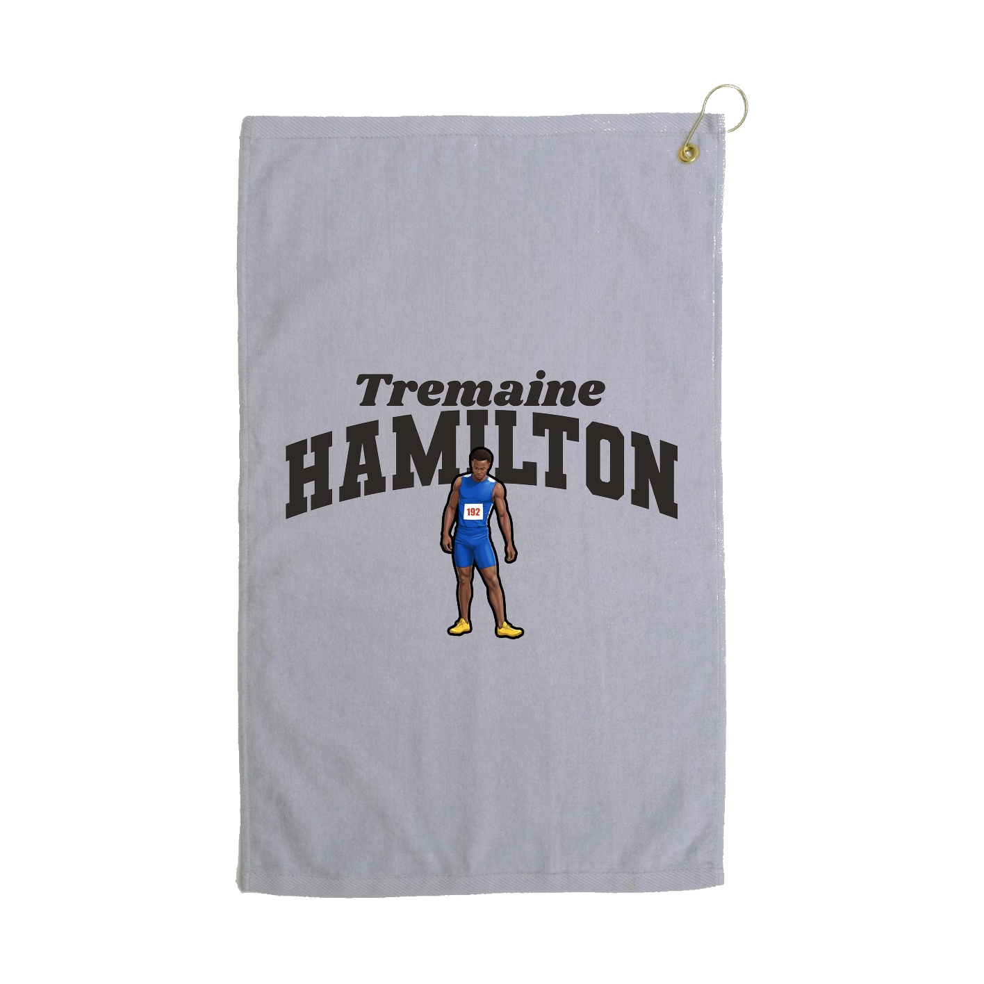 Golf Towel — Signature Arch in Grey