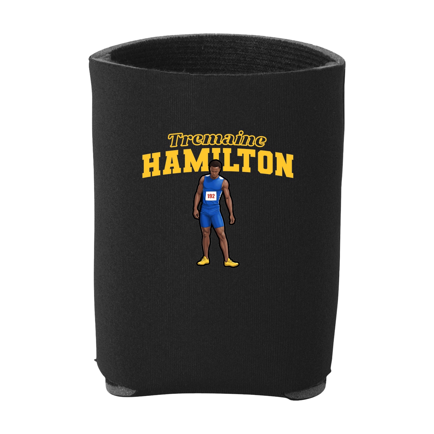 Can Holder — Name Arch in Black