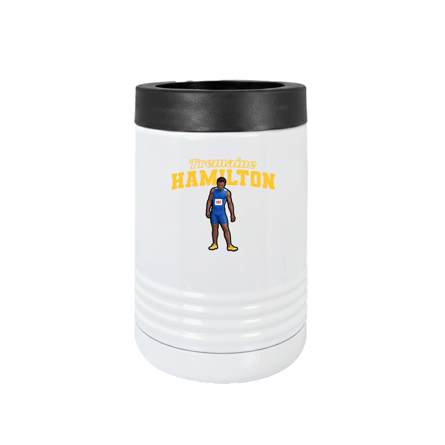 Beverage Holder — Name Arch in White