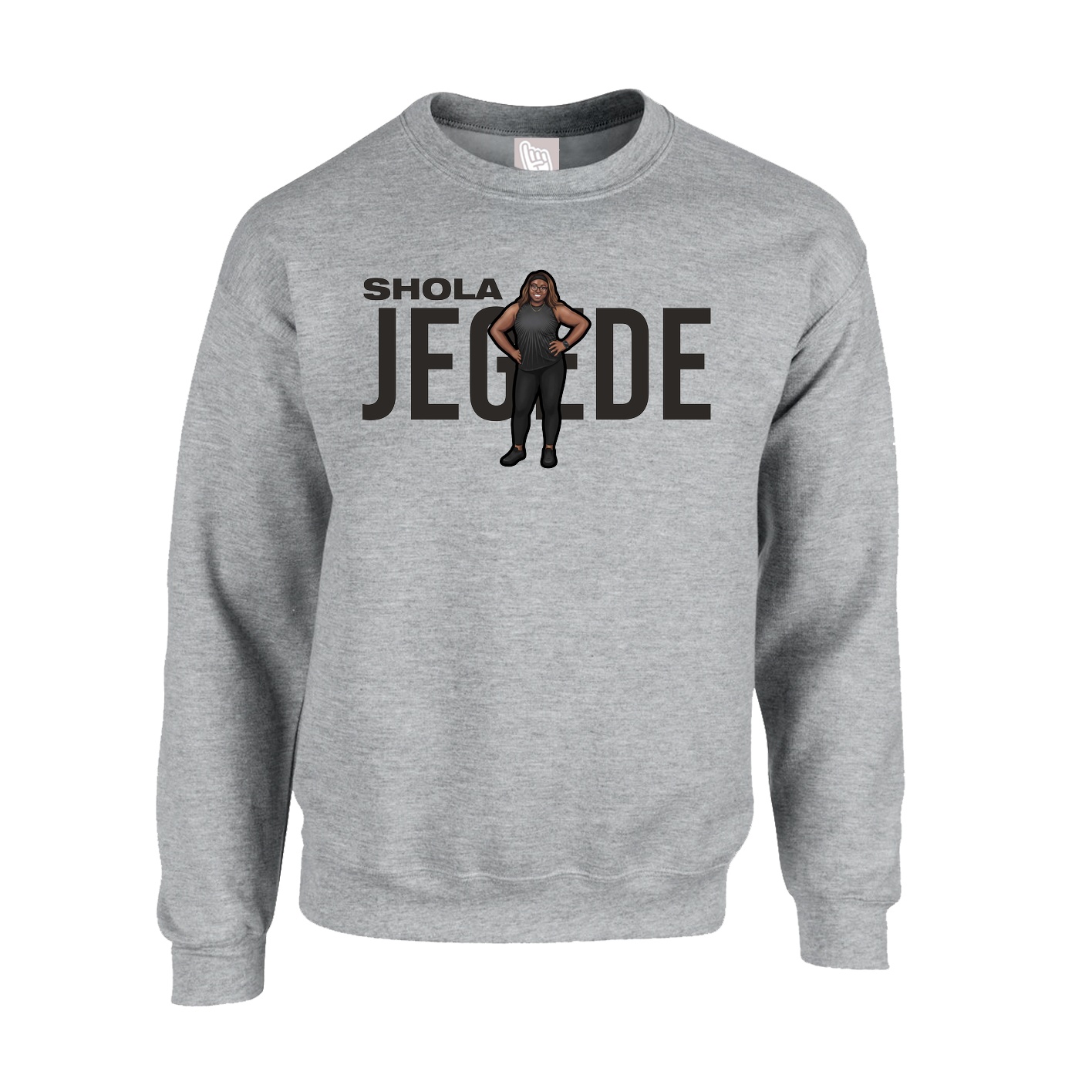 Fleece Crew — Player Name in Grey