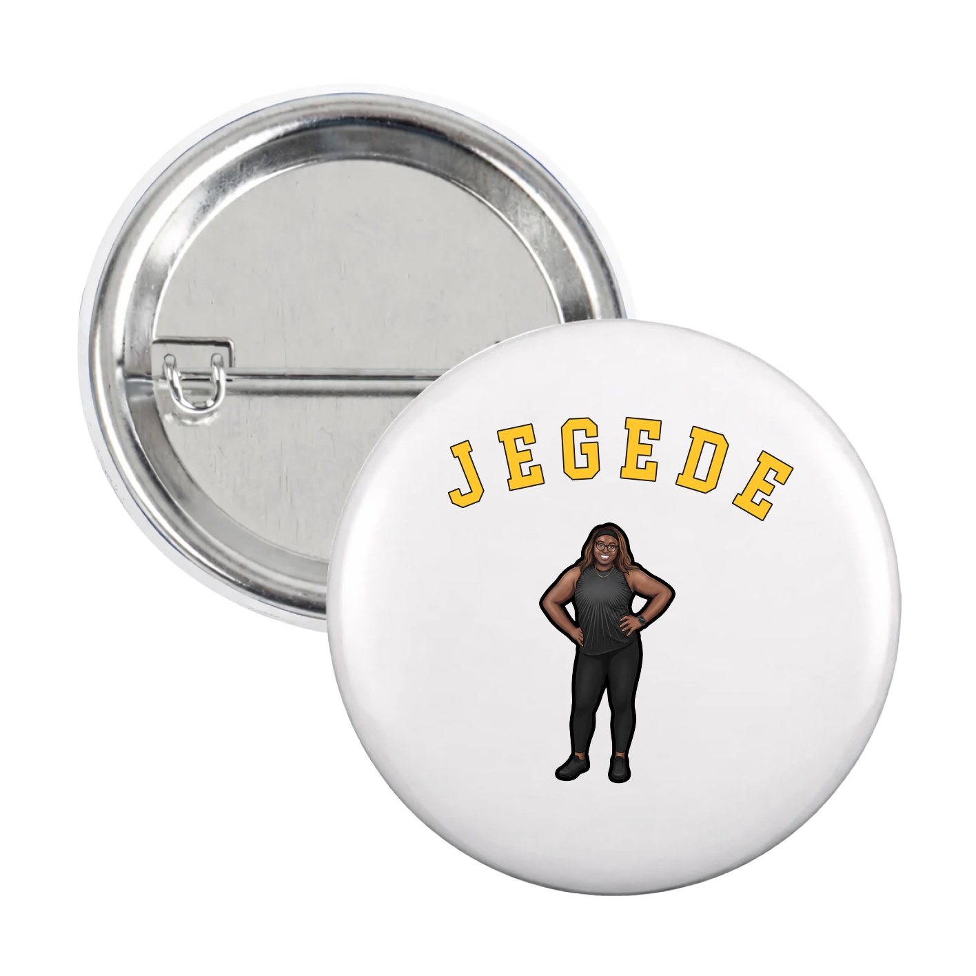 Game Day Button — Shirsey Arch in White