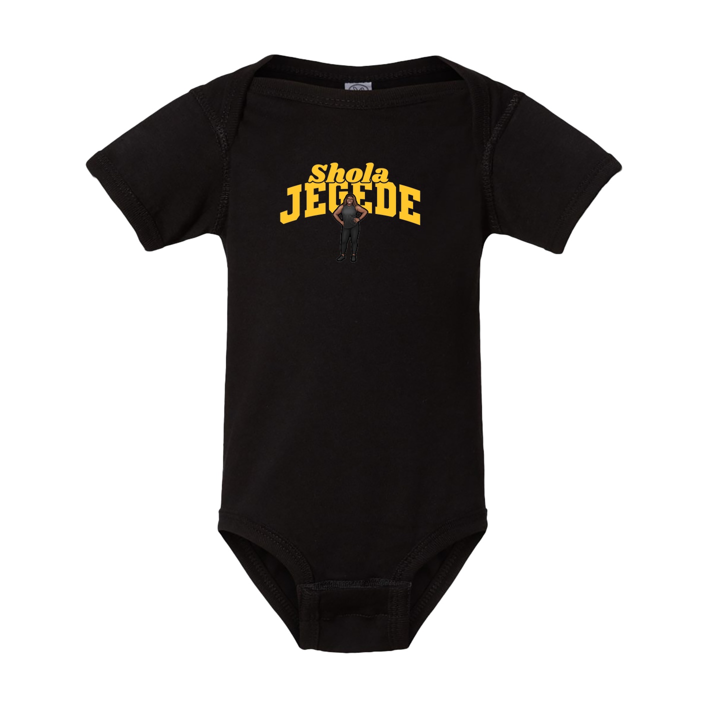 Baby Onesie — Signature Arch in Black