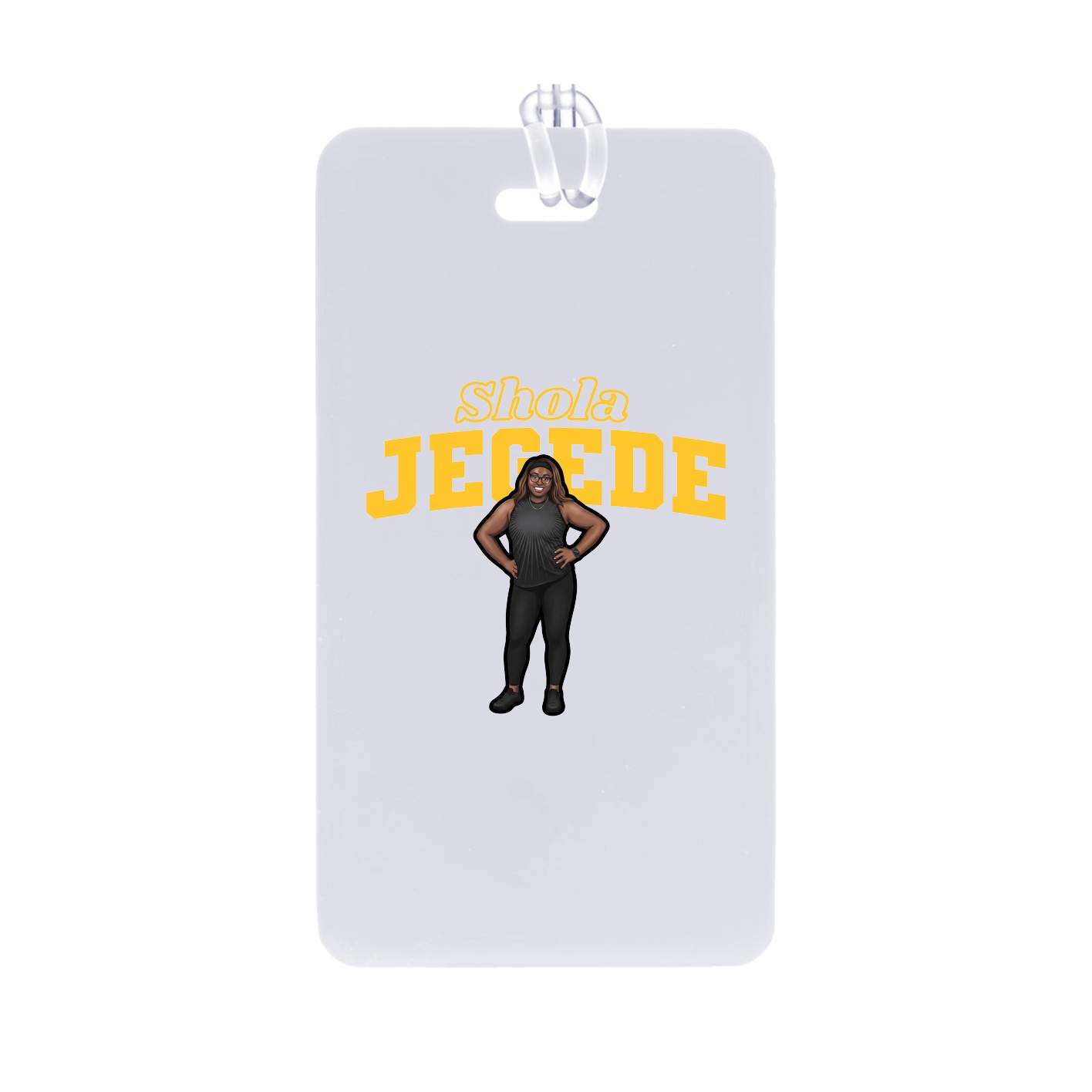 Bag Tag — Name Arch in Classic